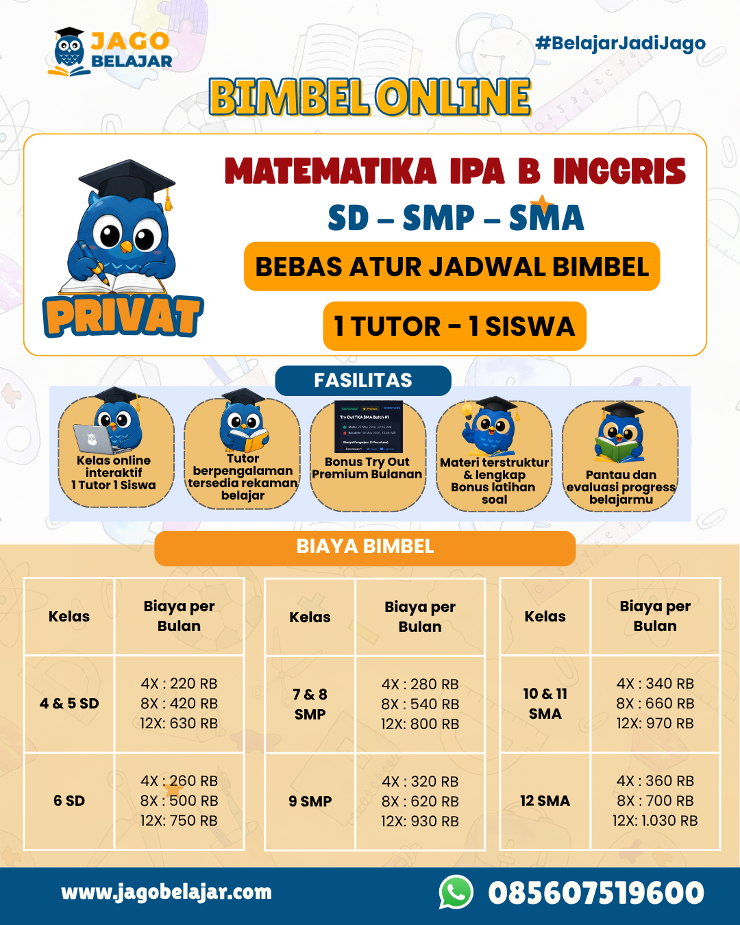 Privat Online Kelas 6 SD